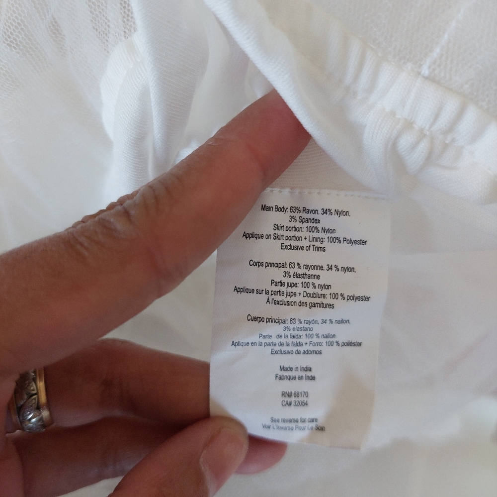 Anthropologie Ivory Maxi Tulle Gown - Picture 11 of 13